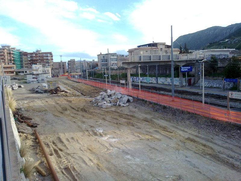 I lavori per il passante ferroviario di Palermo