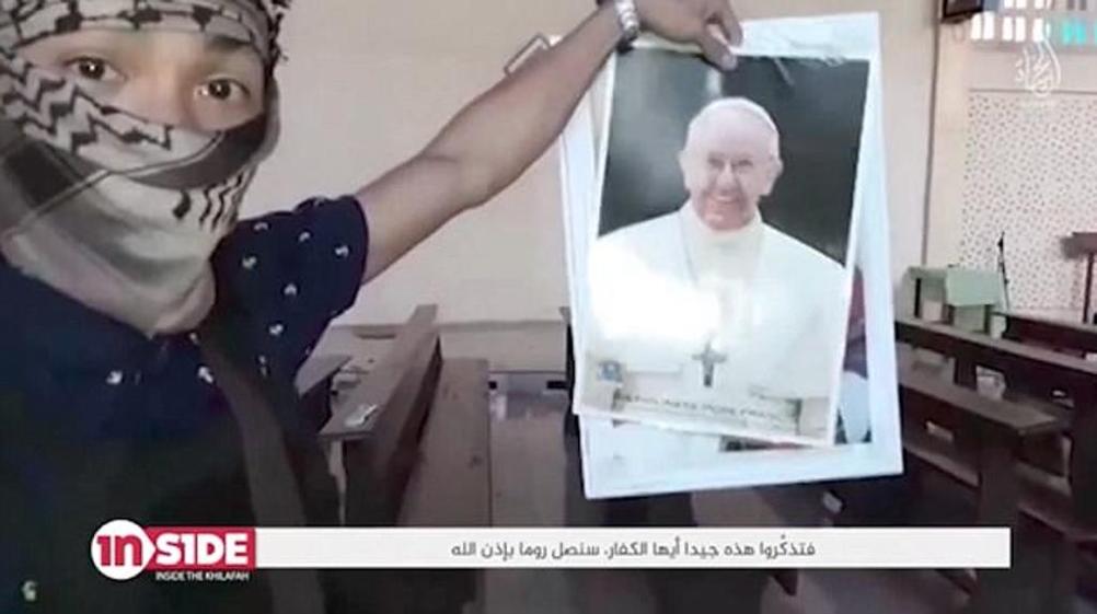 l'Isis minaccia il Papa
