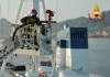 fiamme sulla nave vesta