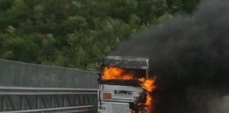 tir in fiamme